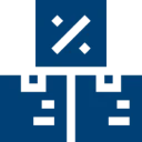 Stacked boxes with discount icon